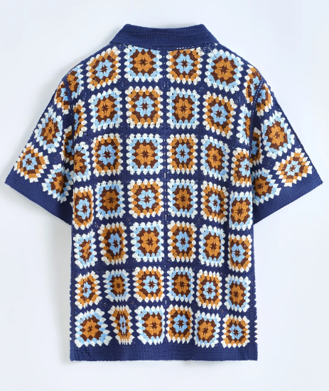 Chemise à motifs